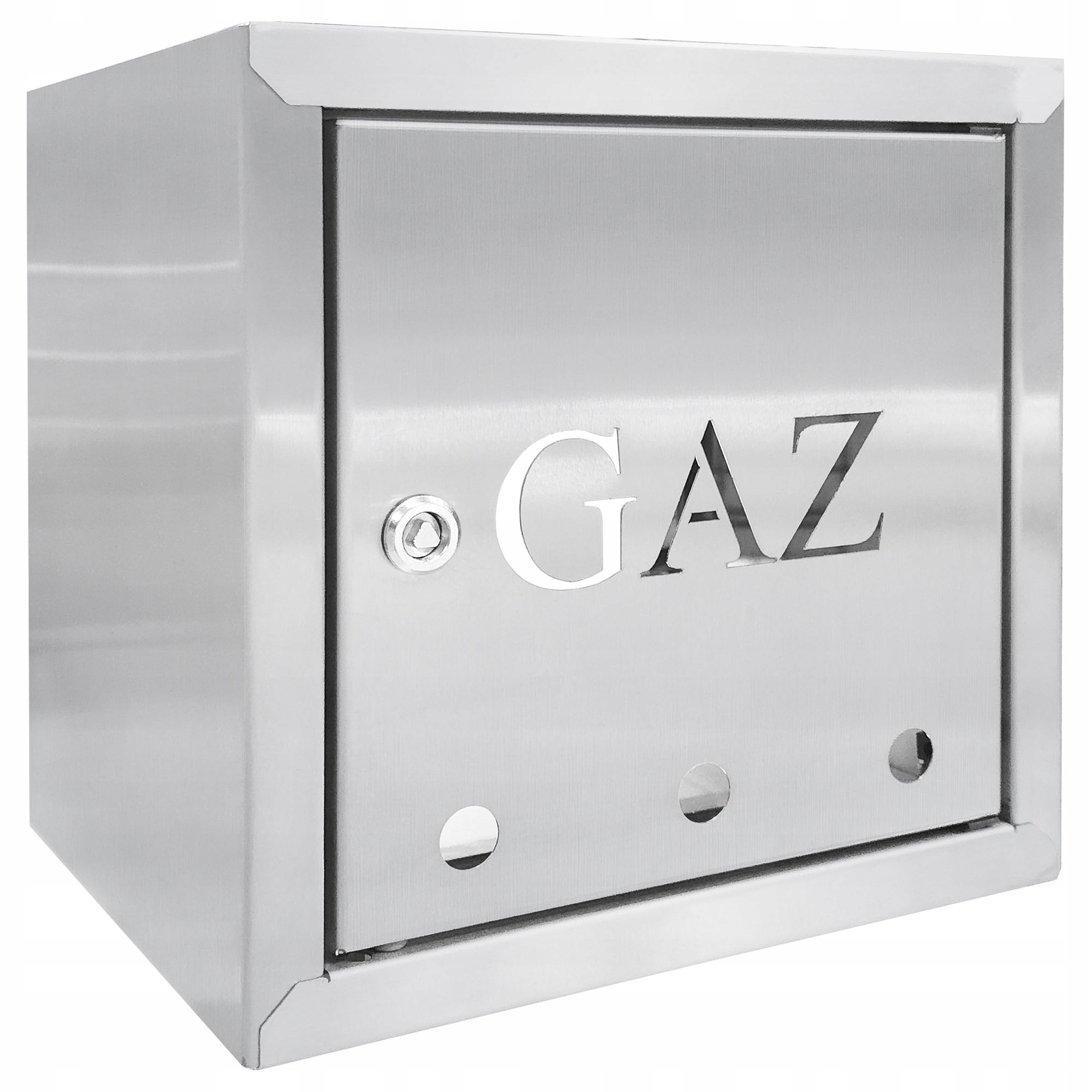 Plynová skříň 25x25x15 cm Nerezová Broušená