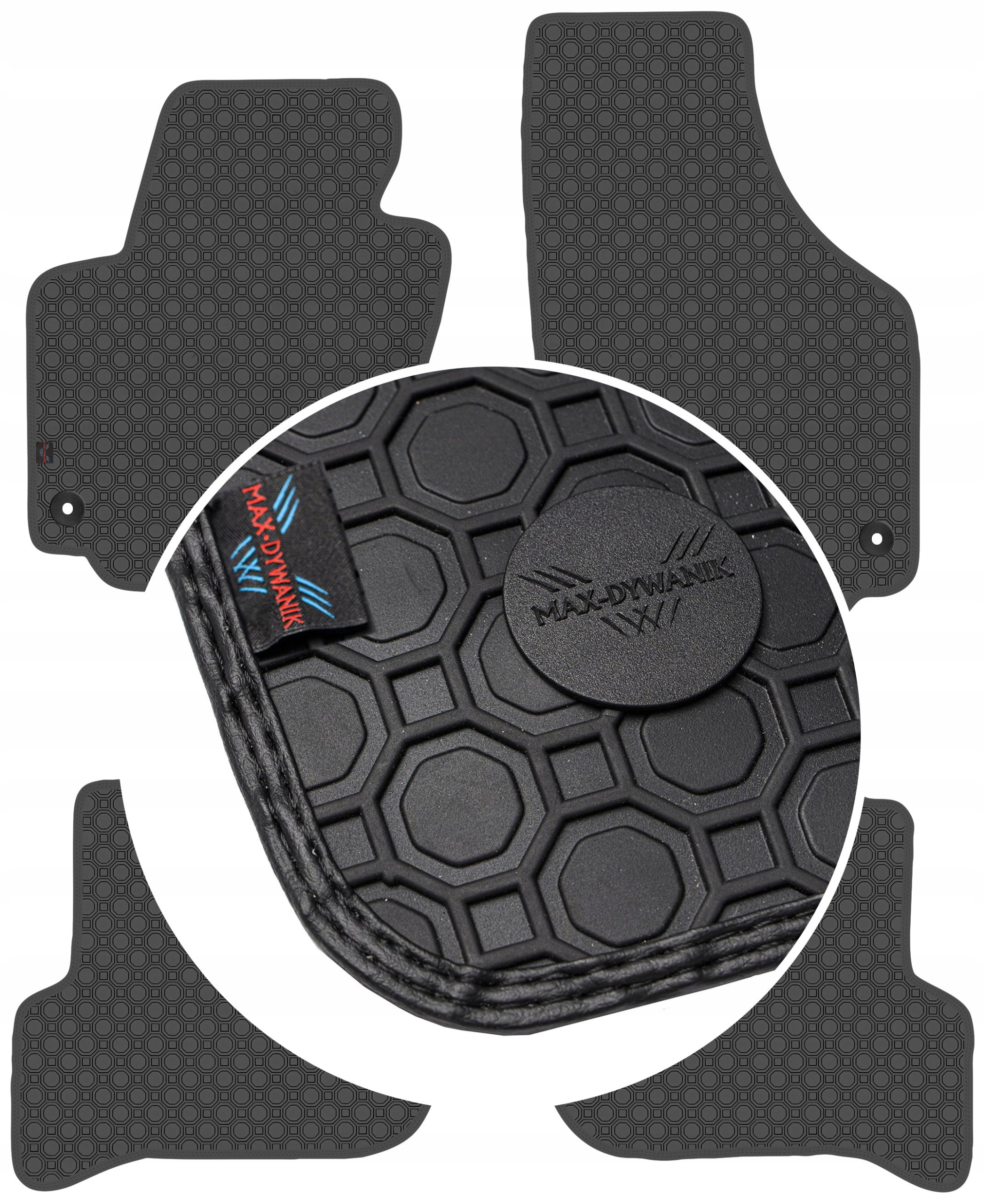 Seat Leon II 2005-2008 Koberce Čierne