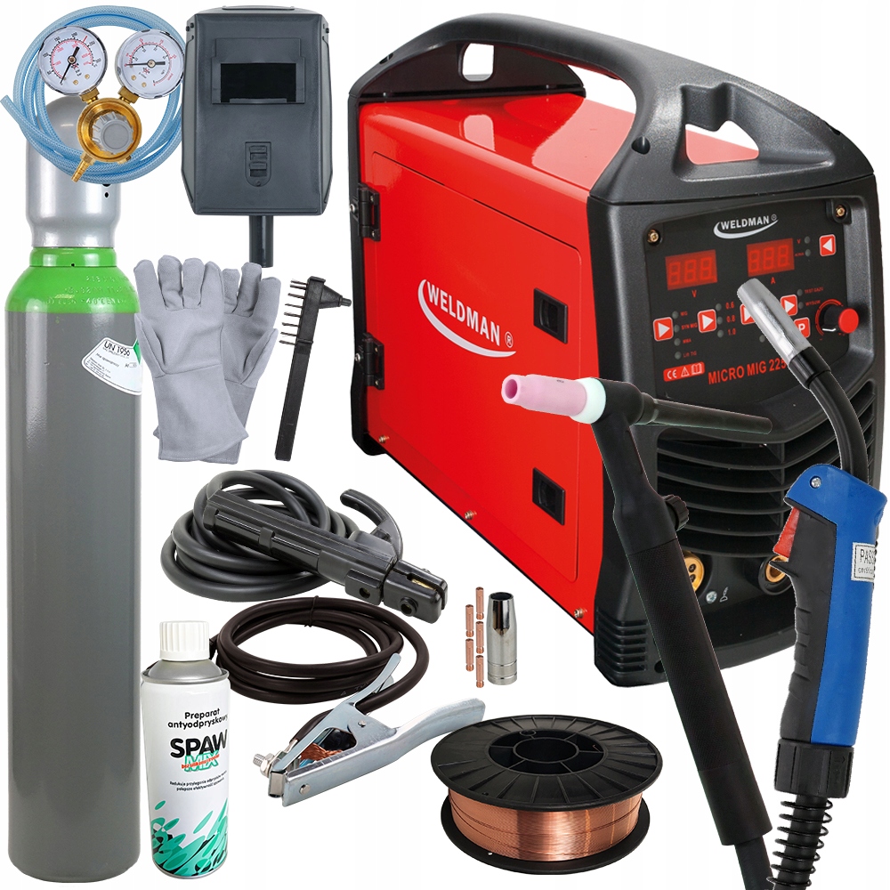 Зварювальний апарат Migomat 3in1 MIG MAG TIG DC 220A Синергія