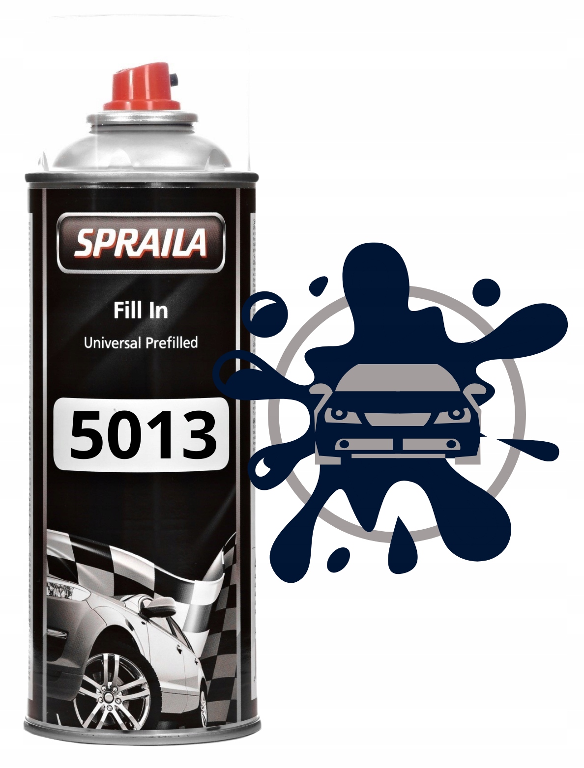 2K Akryl Ral 5013 Mat Niebieski Kobaltowy Z Utwardzaczem Spray 400ML