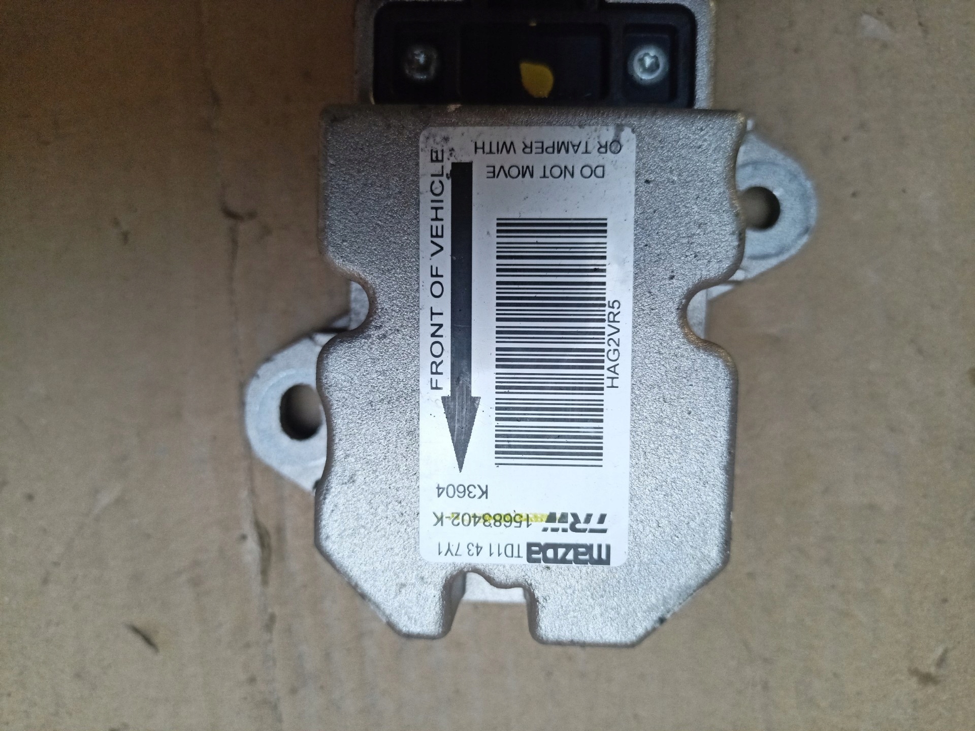 Sensor przechylu Mazda CX-9 facelift 2009 TD11437Y1