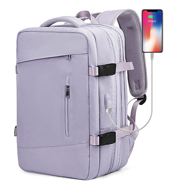 Damski Plecak Traveler na laptop 17,3 bagaż podręczny samolot 45x32x25 Usb