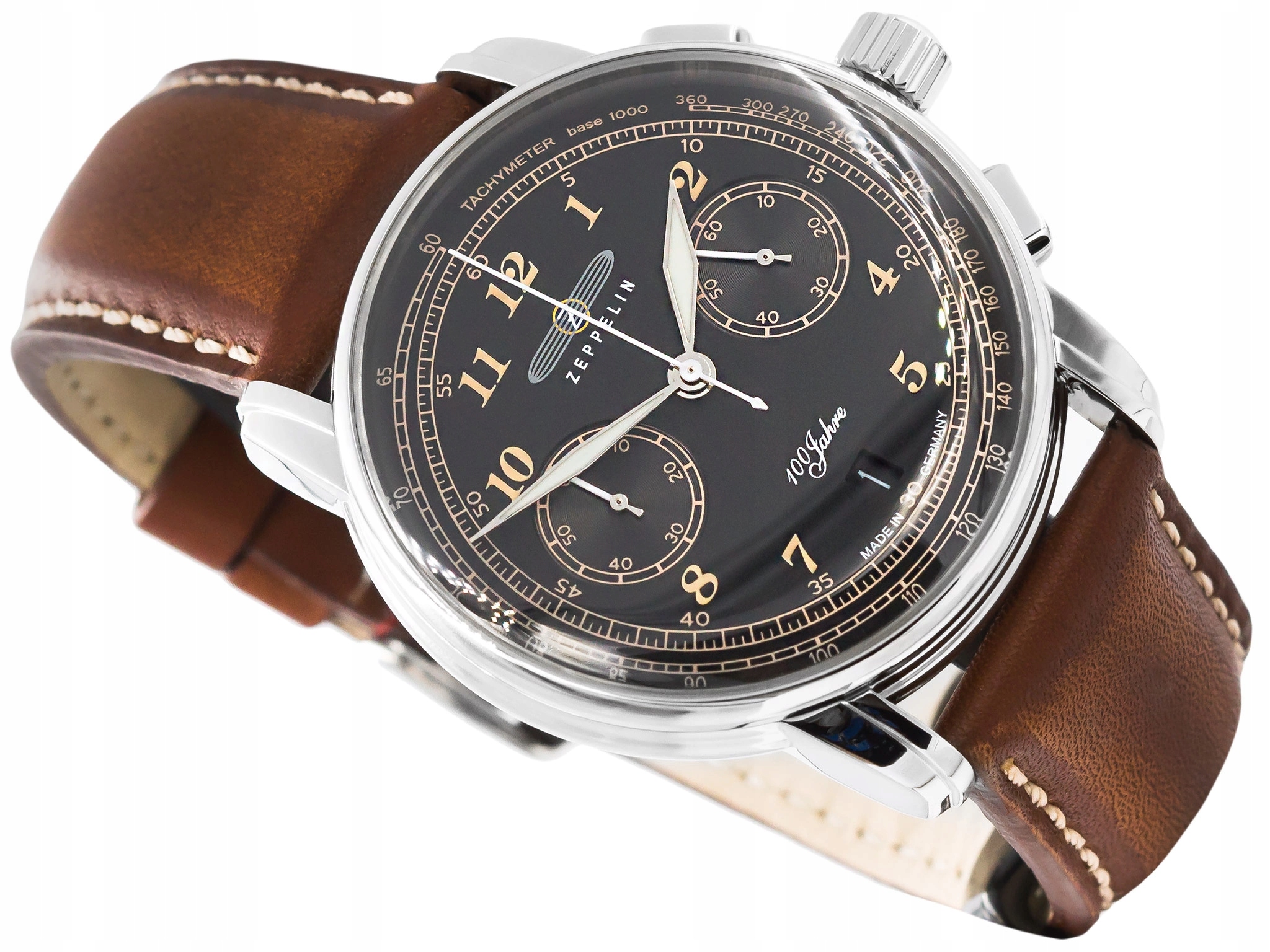 Pánské hodinky Zeppelin 7674-3 100 Jahre Chronograf
