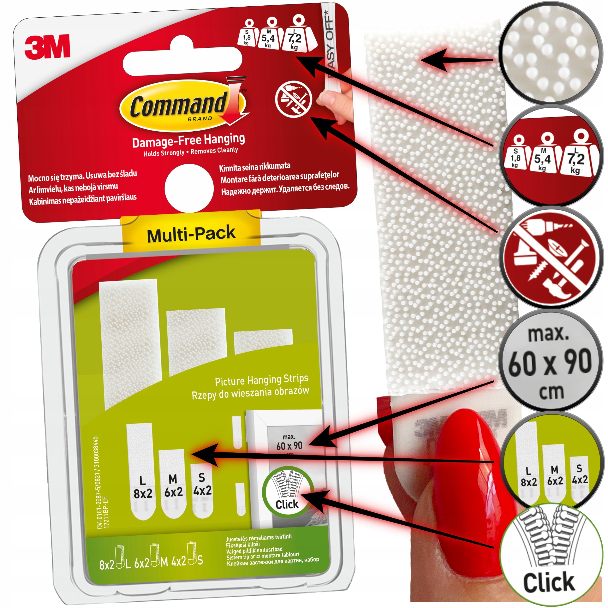 COMMAND RZEPY DUŻE DO RAMEK 4 SZT 3,6 KG 17206 EAN (GTIN) 5902658112911