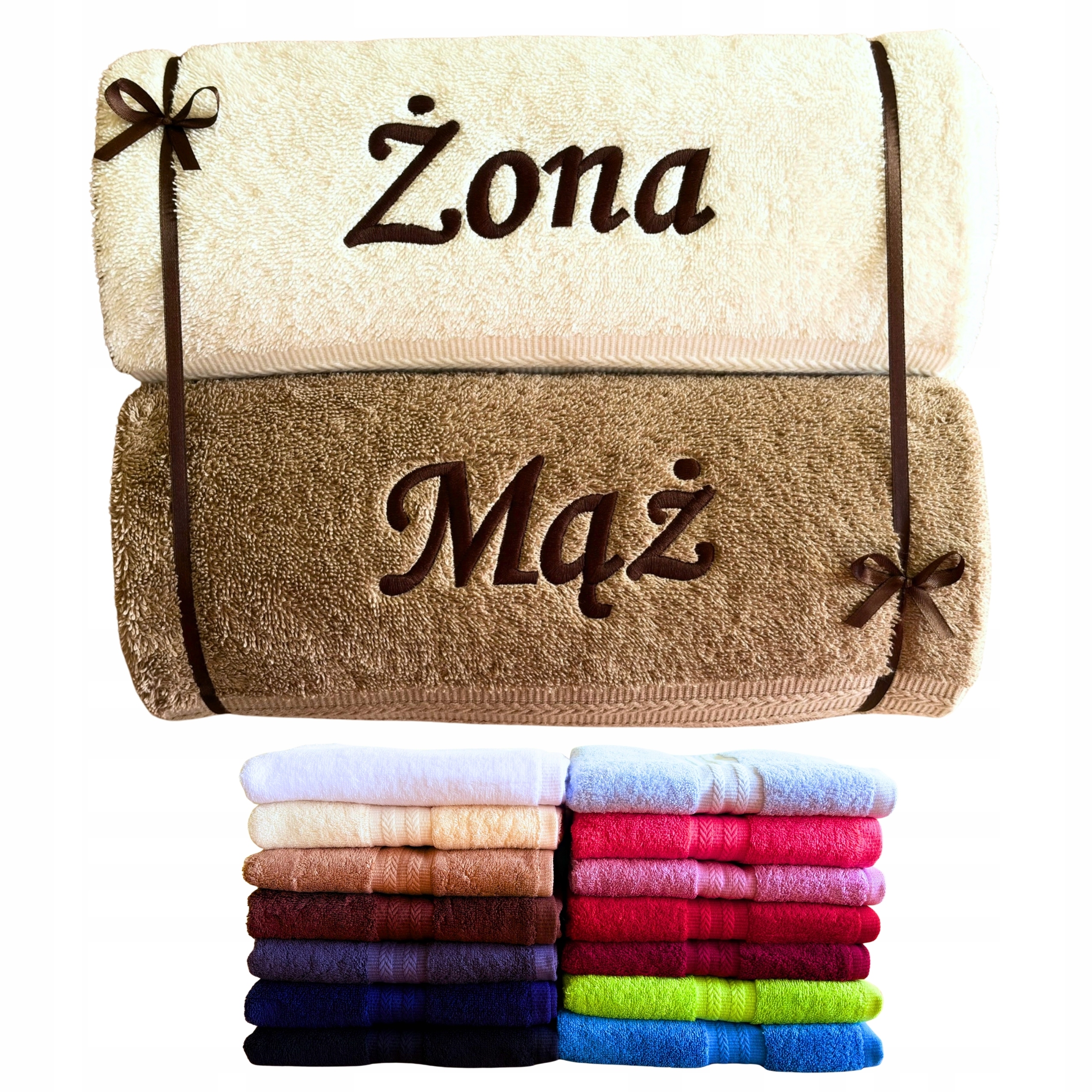 Ručníky Manžel Manželka Dárek Na Svatba Pro Mladý Svatební Pár Svatební Hostina Novomanželů