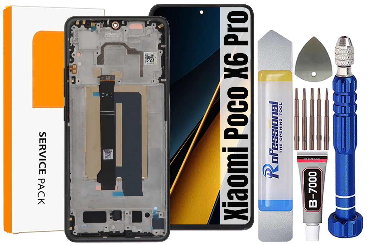 Displej Pro Xiaomi Poco X6 Pro Originální Displej Rámeček