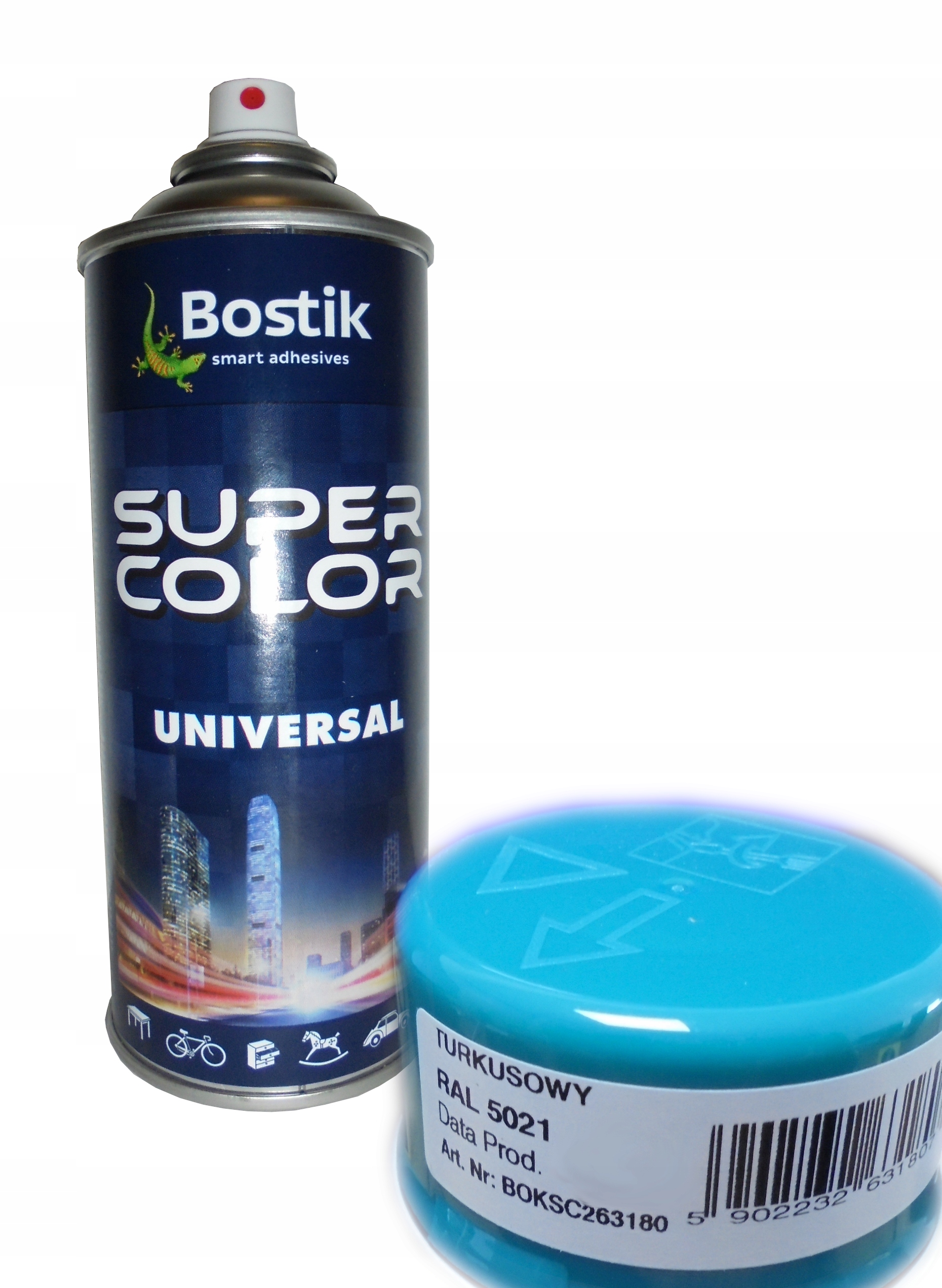 

Farba w sprayu Bostik Ral 5021 turkusowy 400ml