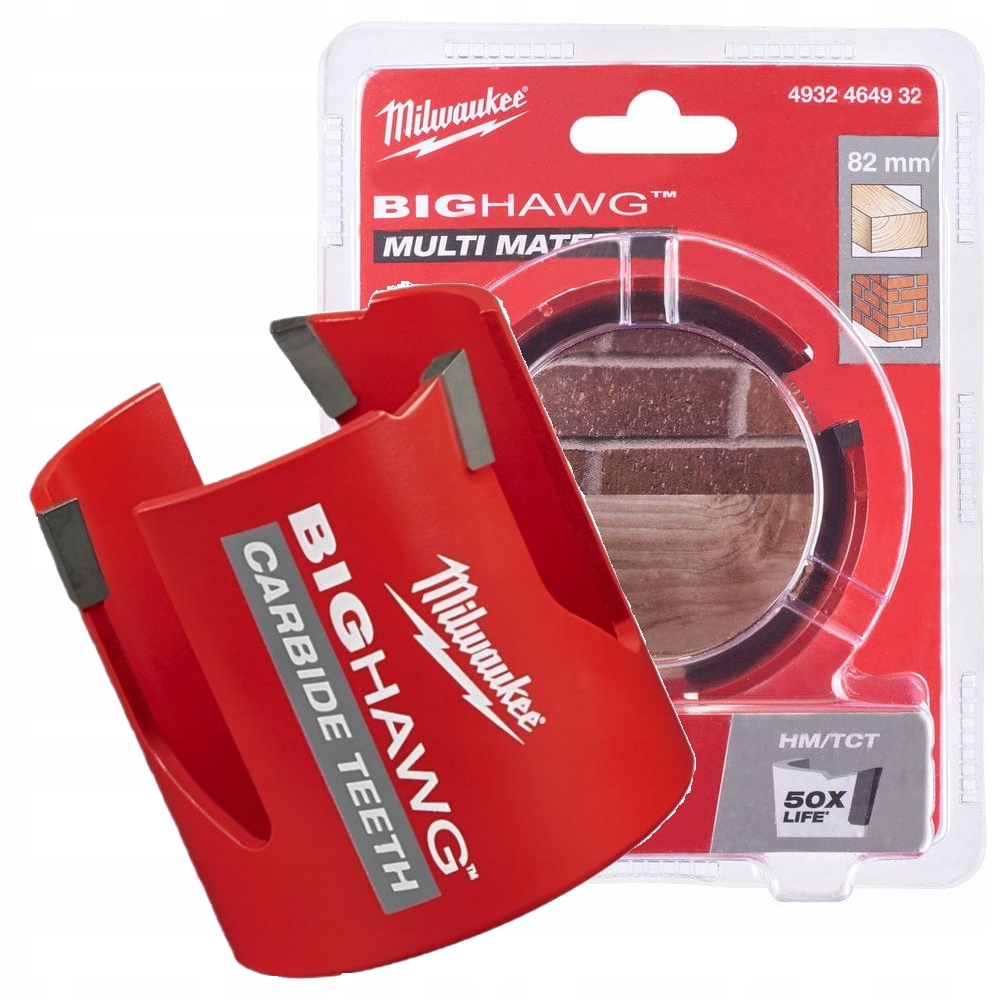 Milwaukee Otwornica Big Hawg do drewna cegły 82mm Multi Material