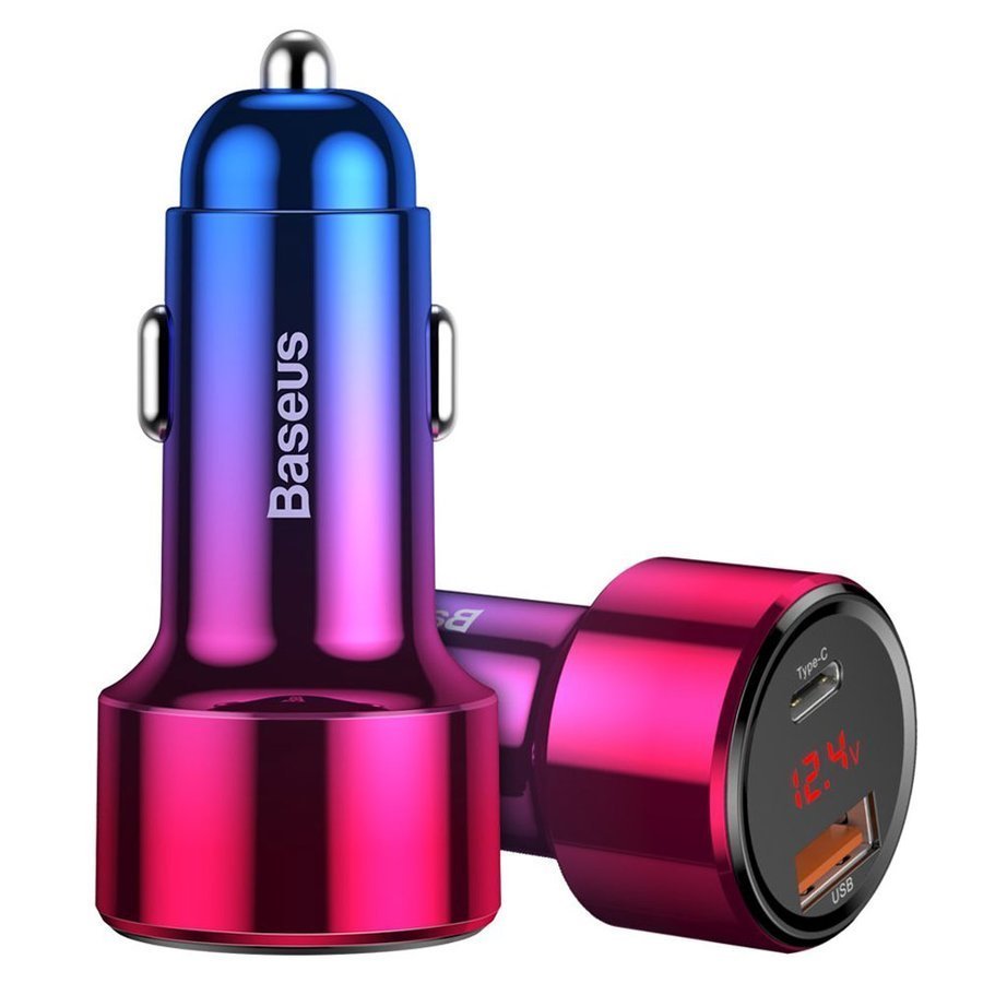 

Baseus Ładowarka Samochodowa Usb-c Usb Qc 4.0 45W