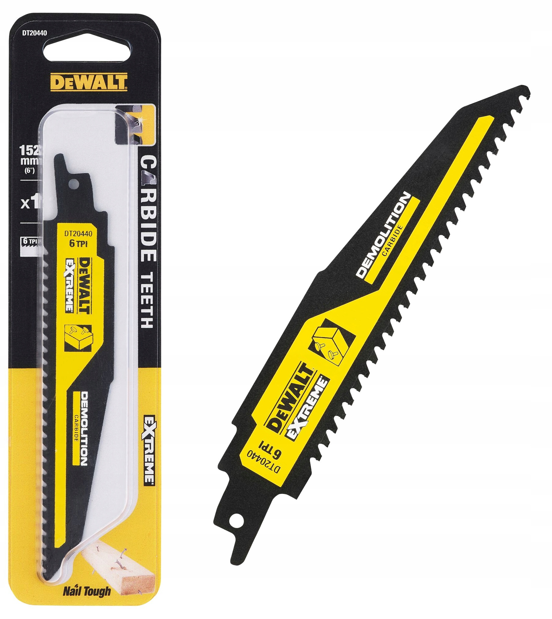 

Dewalt DT20440 Brzeszczot Z Węglika 152mm 6TPI