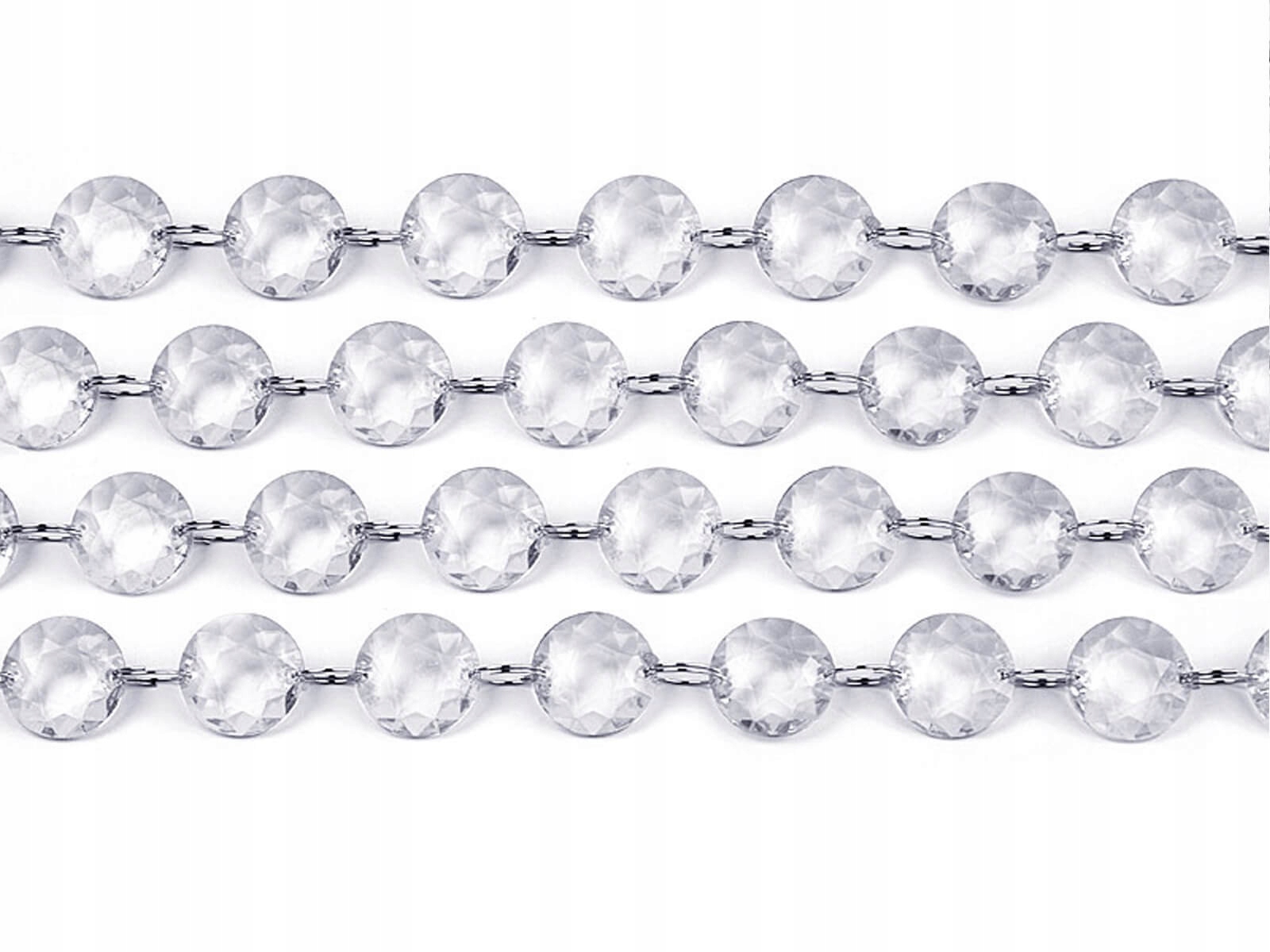 

Girlanda kryształowa dekoracja łańcuch na Choinkę