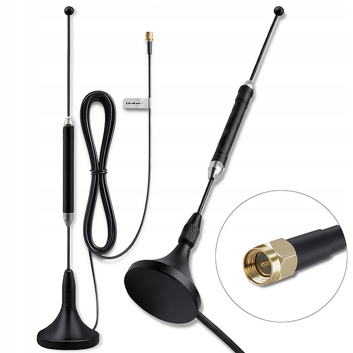 Qoltec Antena 4G Lte z podstawą magnetyczną 5dBi dookólna wewnętrzna