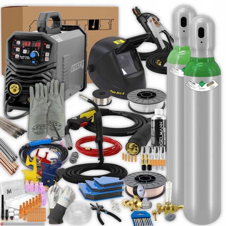 Set Svařovací stroj Spartus Easy 210S Mig Mag Migomat