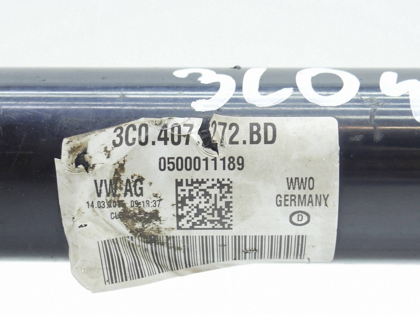 semi-axis NAPEDOWA right front front SKODA OCTAVIA III 2.0 TDI 3C0407272BD