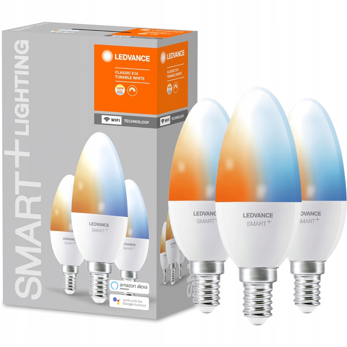 

3x Żarówka Led E14 5W Cct DIM Smart+ WiFi Ledvance