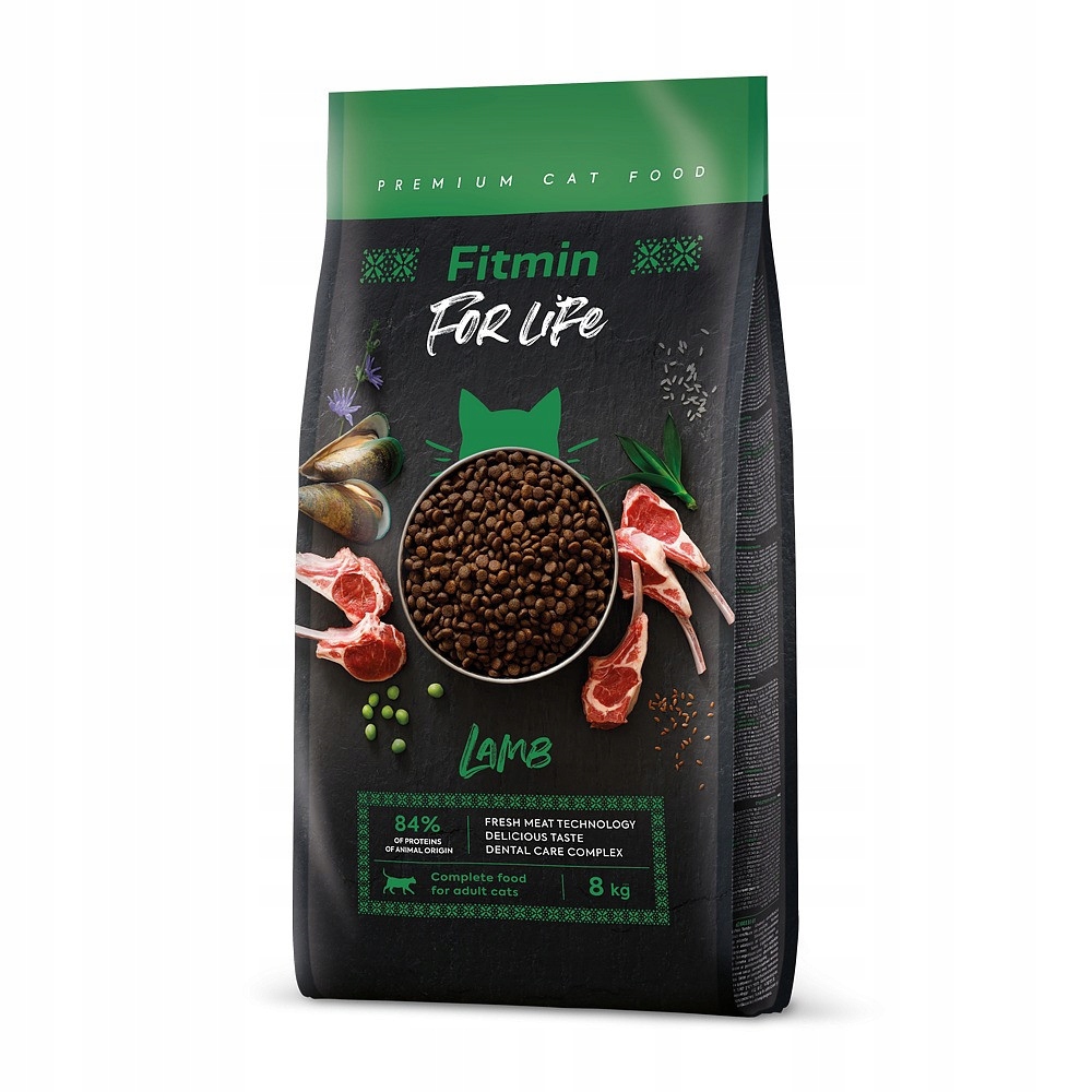Levně Fitmin kočka For Life Adult Lamb 8 kg
