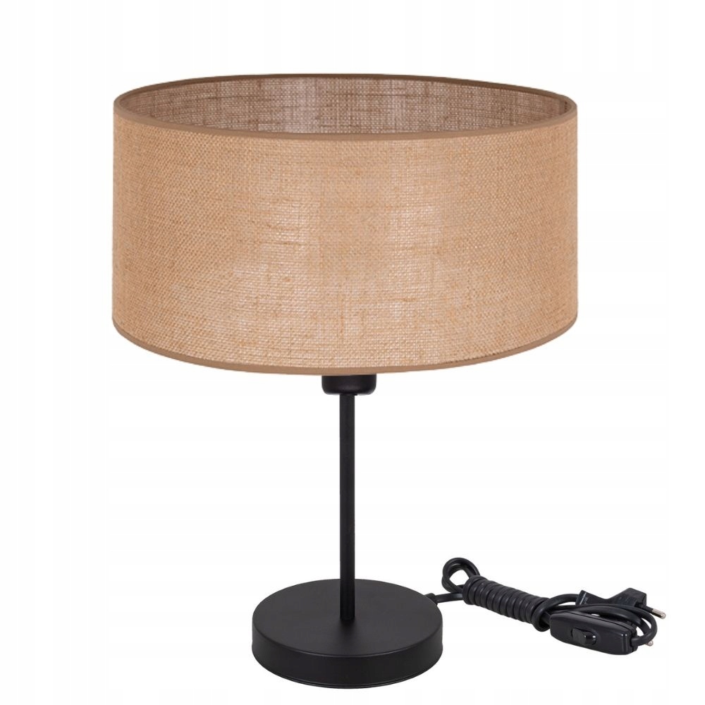 Noční Lampa Stolní Boho Jutová 30CM