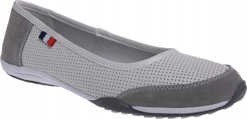 

Ażurowe Balerinki Damskie Skórzane Miękkie bi/sz41