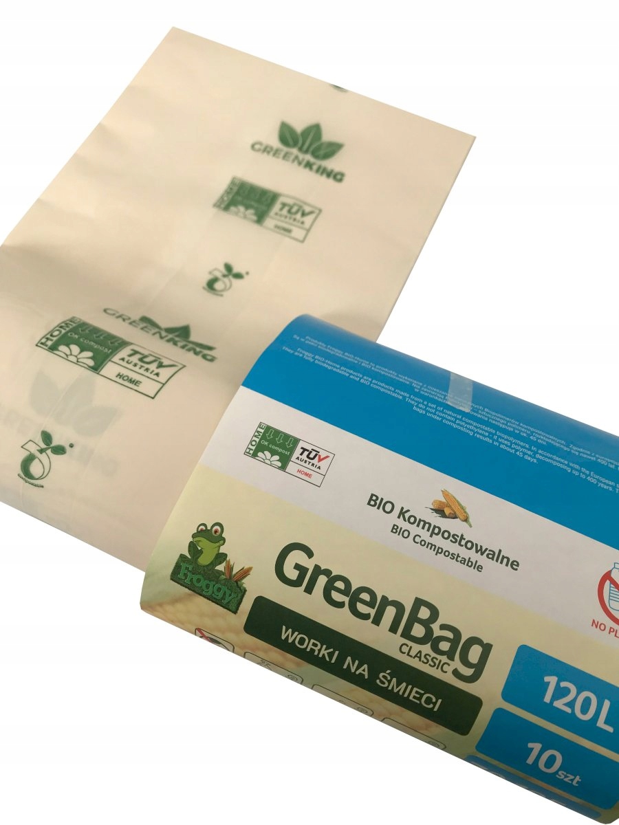 bio sáčky na odpad 120 l biologicky rozložitelné (biobags)