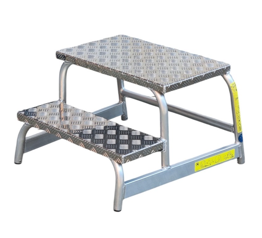 Podest Roboczy Schodek Aluminiowy 2 Stopnie Zarges Afa P 40032 Drabinka