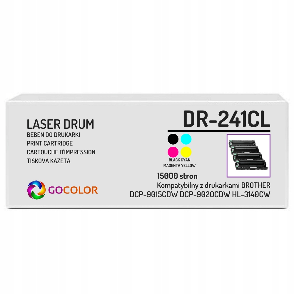 100% NEW Bęben do BROTHER DR-241CL drukarki MFC-9140 CDN Stan opakowania oryginalne