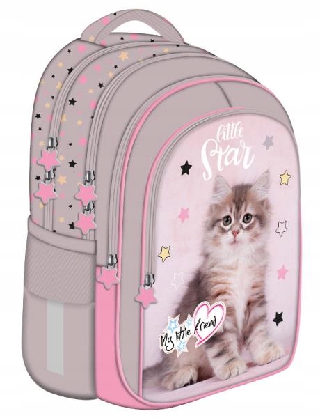 

Plecak szkolny wielokomorowy My little friend Cat