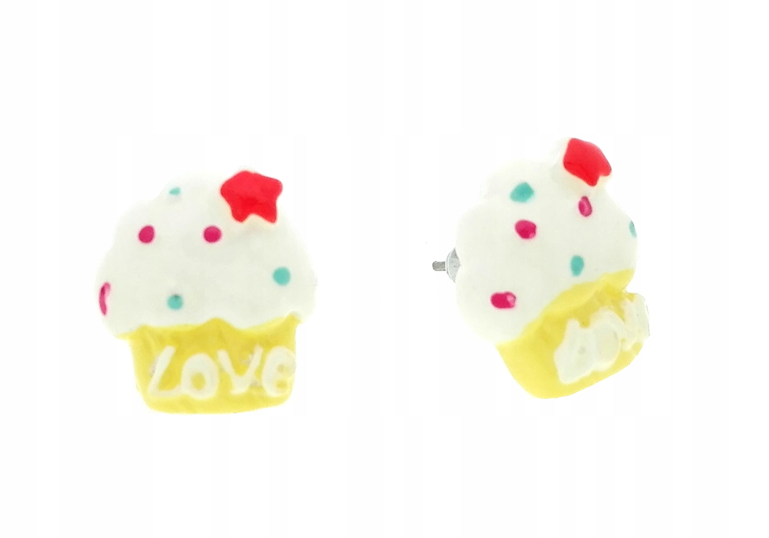 

Kolczyki muffinki muffins babeczki cytrynowe love