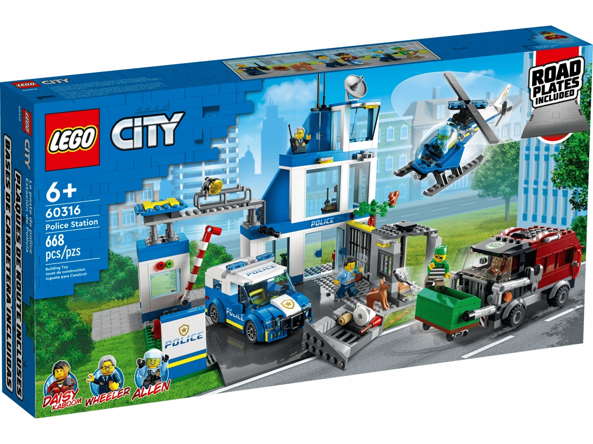 stavebnice Lego City 60316 Policejní stanice