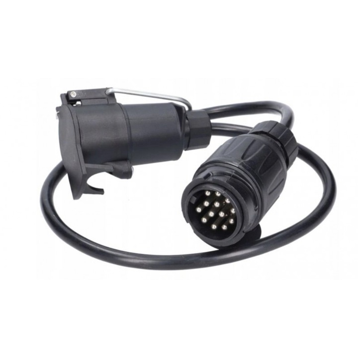 ADAPTER 13/7 PRZEJŚCIÓWKA DO PRZYCZEP PRZEWÓD 0,8m WTYCZKA GNIAZDO