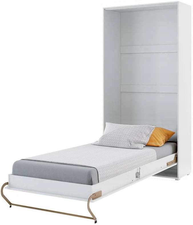 Półkotapczan Łóżko w Szafie 90x200 Biały Concept