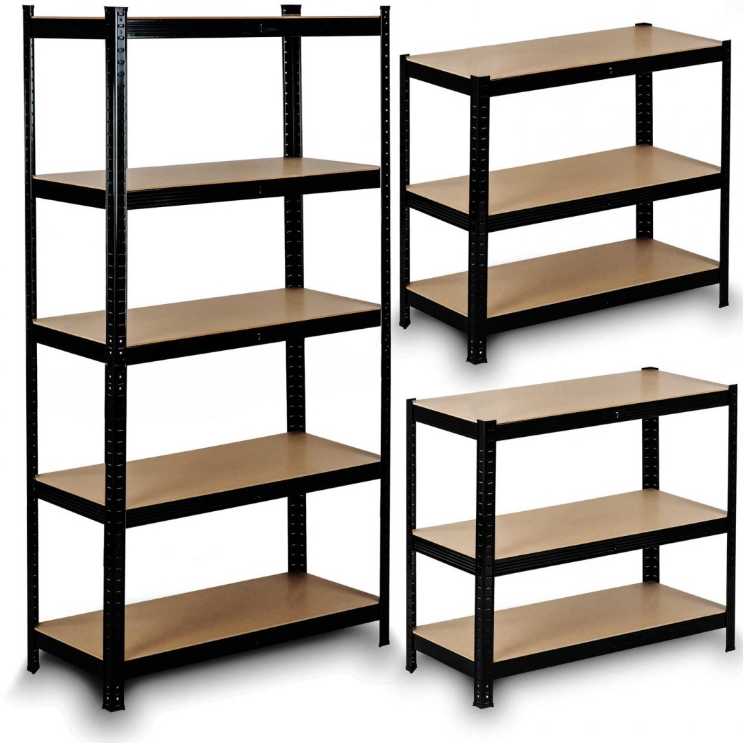 

Regał Magazynowy 2w1 Metalowy 150 x75x30cm Humberg