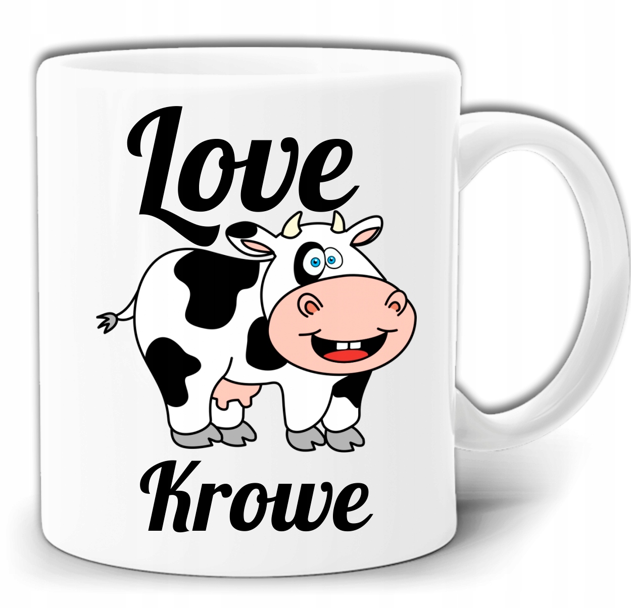 

Love Krowe Lowe Krowa Śmieszny Kubek + Pudeł GW172