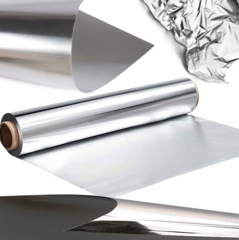 FOLIA ALUMINIOWA GRUBA MOCNA SPOŻYWCZA GASTRONOMICZNA CATERING PACLAN 10M