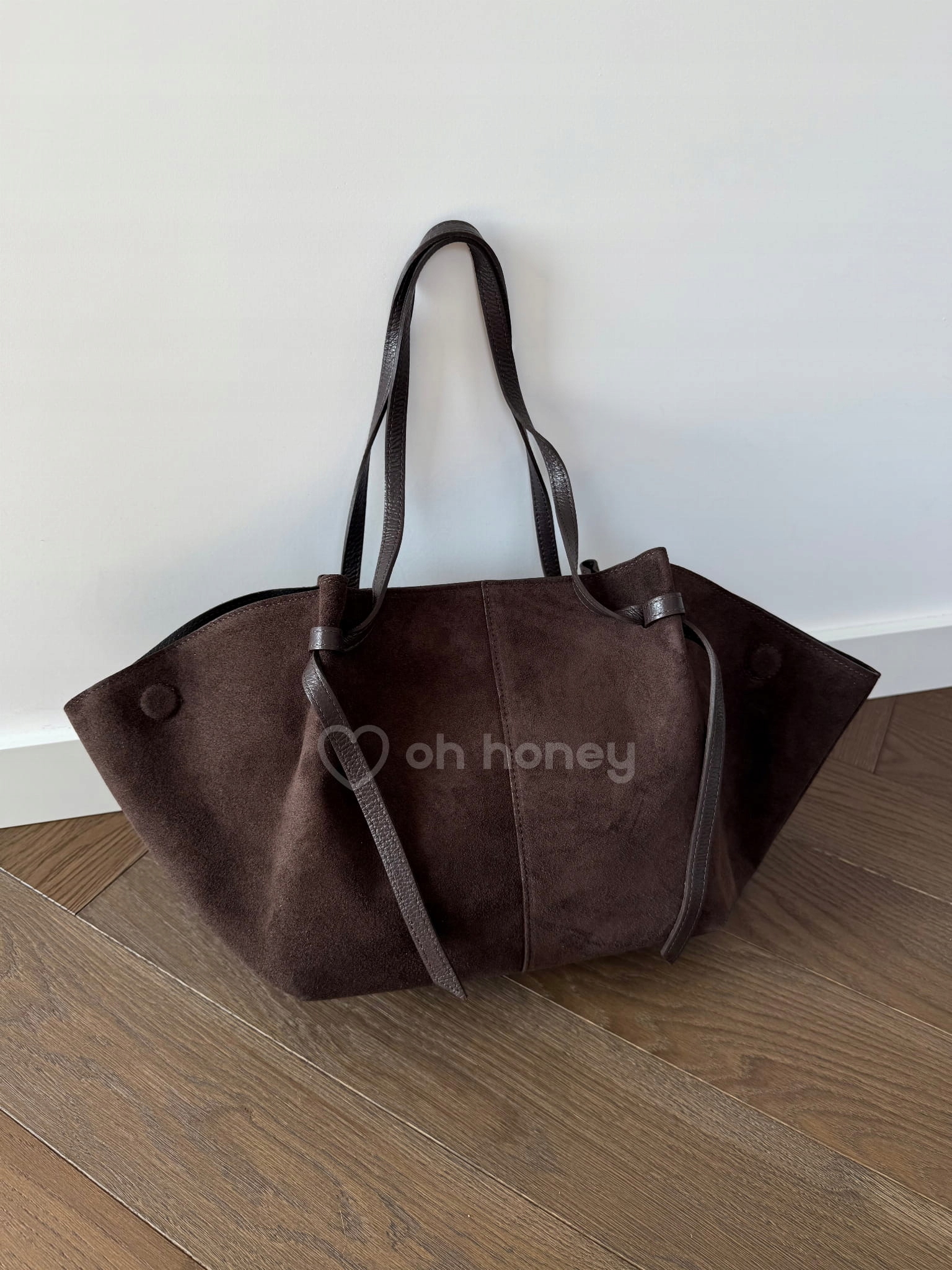 Taška z přírodní semišové kůže Lirana