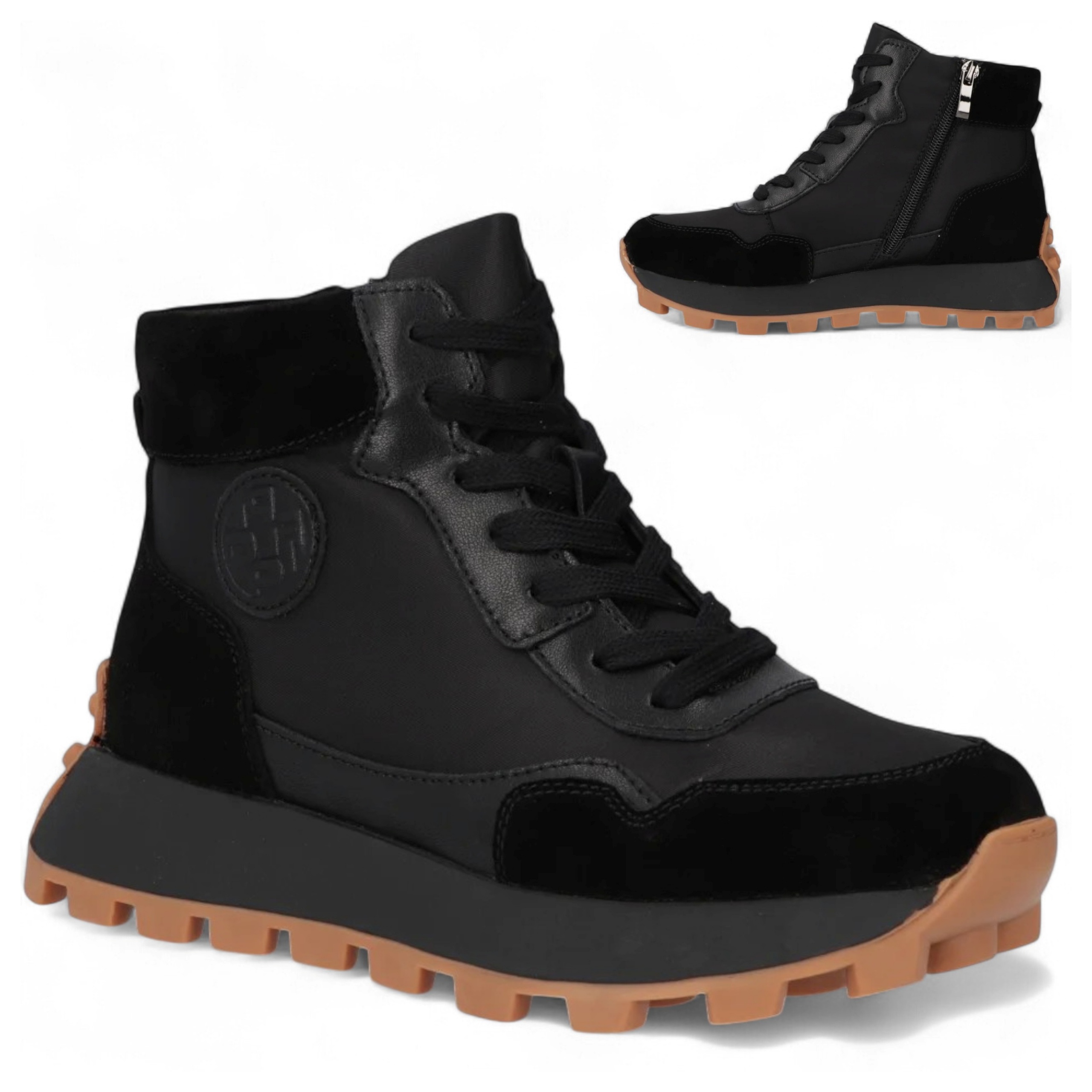 38 Filippo Dámské zimní boty Z Přírodní Kůže, teplé, vysoké sněhule