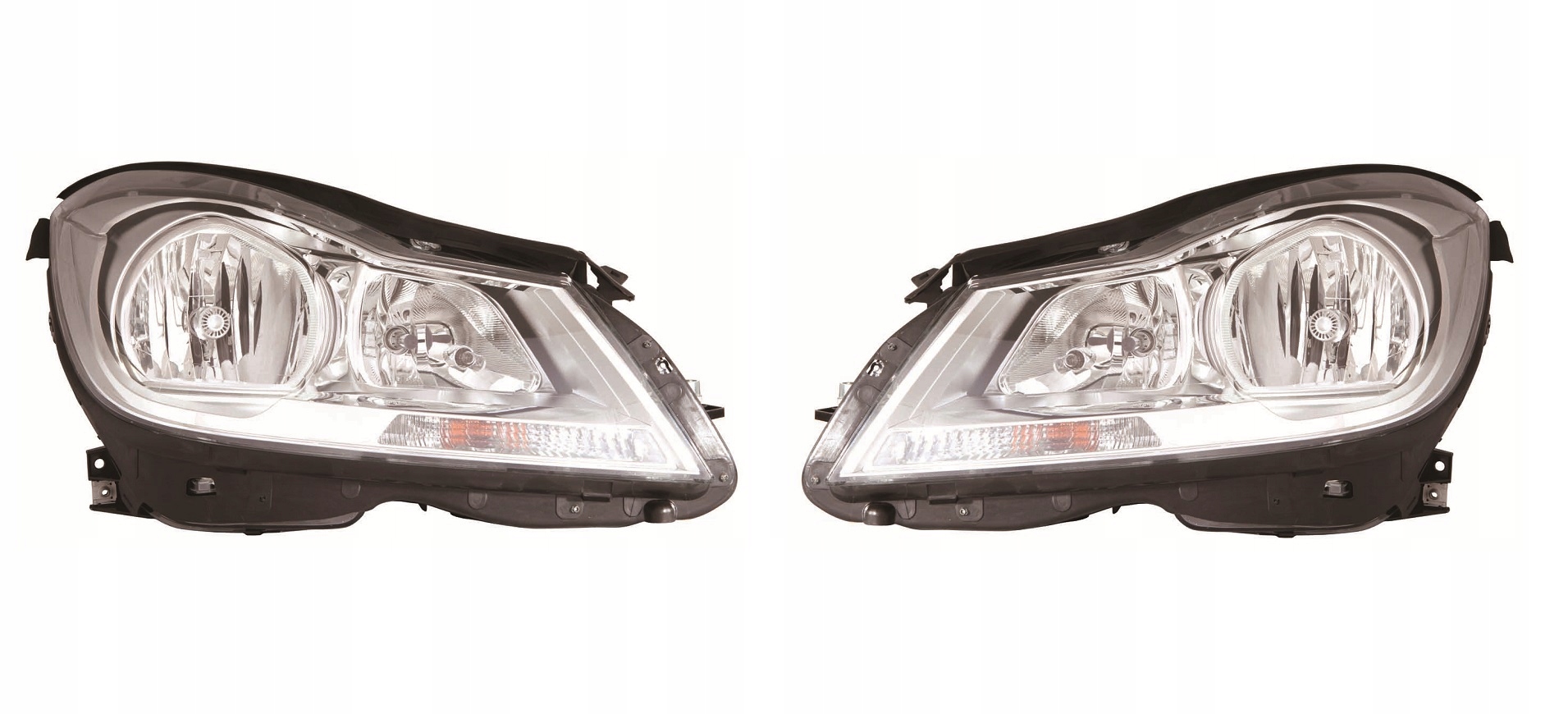 РЕФЛЕКТОРИ MERCEDES КЛАС C W204 11- КОМПЛЕКТ L+R !