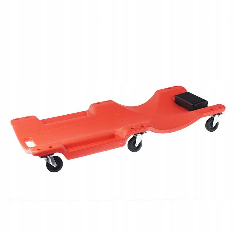 Dílenské lehátko 6-kolové plastové L=101 cm, B=47 cm, H=13 cm, M=5 kg TRH680