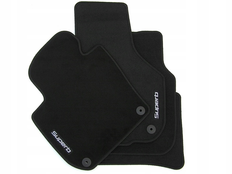Велюровые коврики Skoda Superb II компл. орг. АСО