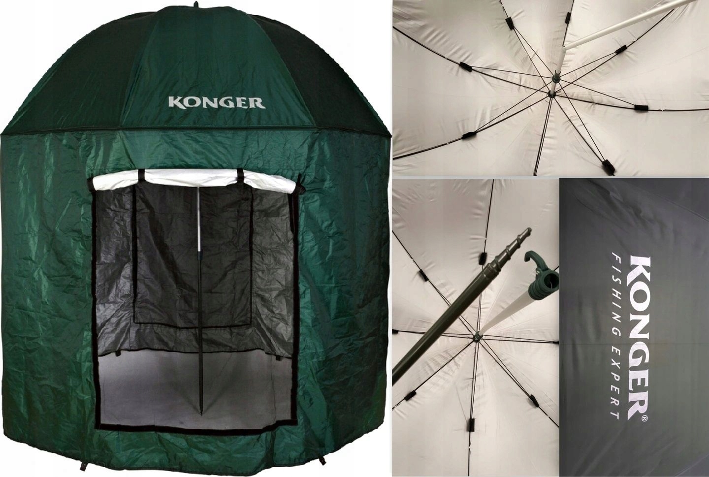 Parasol Konger Z Moskitierą Izoterma 2,50m Namiot