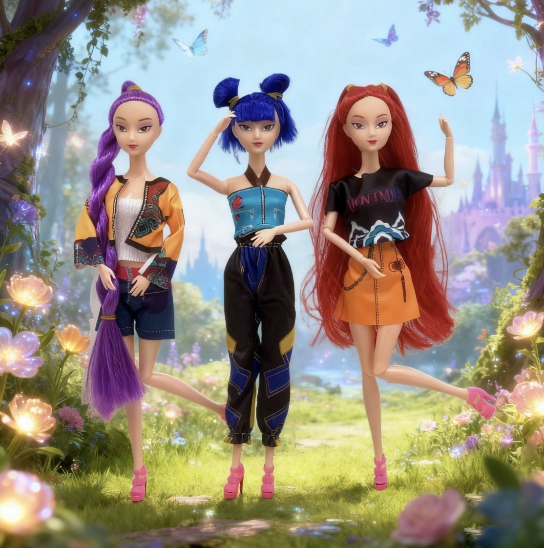 Kpop demonų medžiotojų lėlė 30 cm, dovana Zoey Rumi ir Mira, judinama, skirta vaikui nuo 3 metų amžiaus