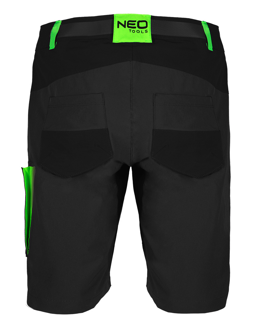 Krátké kraťasy Premium, 4 way stretch, černé, velikost XXXL