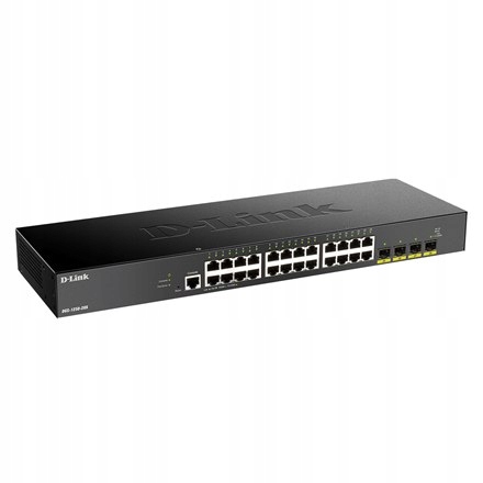 D-LINK 24-port Gigabit Smart Managed Switch with 4x 10G SFP+ ports — 3