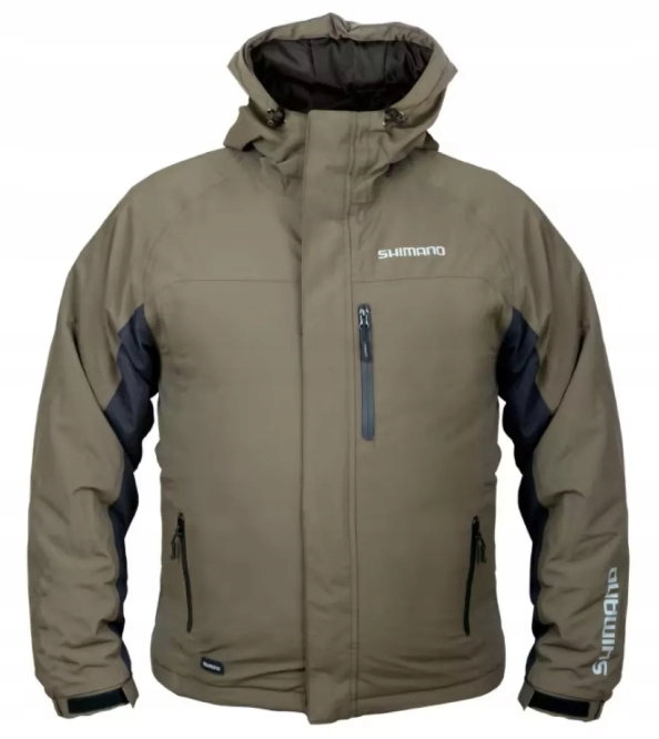 Shimano Kurtka Przeciwdeszczowa Shimano XL Green Z Podpinką.