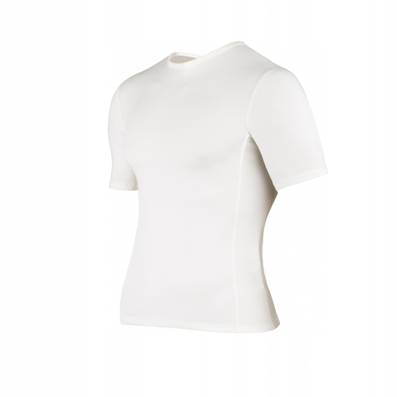 

T-shirt męski bawełna wełna Merino Wool krem XL