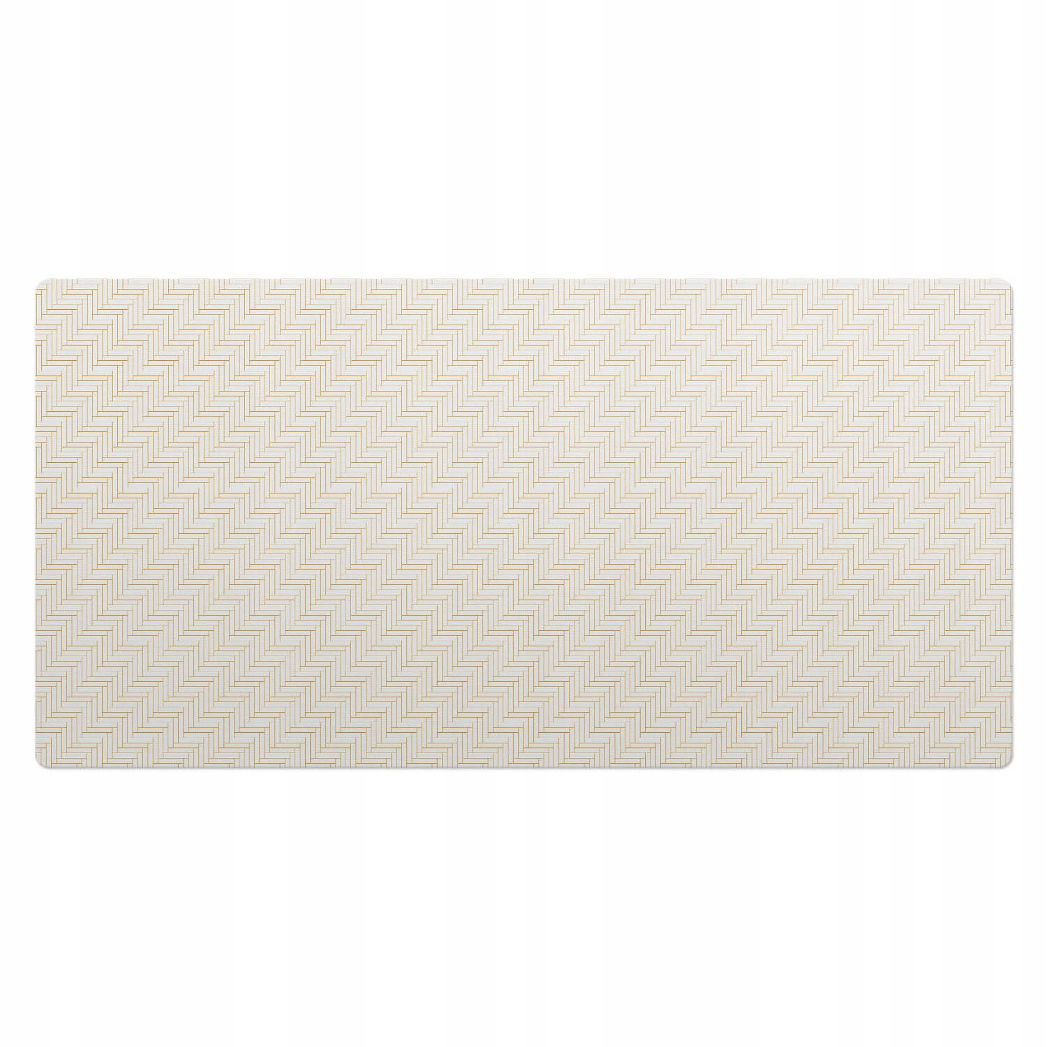 Podložka pod klávesnici Geometrická jedle v moderním provedení, 100 x 50 cm