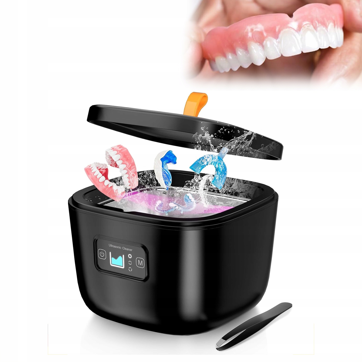 Ultradźwiękowe Urządzenie Czyszczące Do Protez Myjka Ultradźwiękowa 255ml