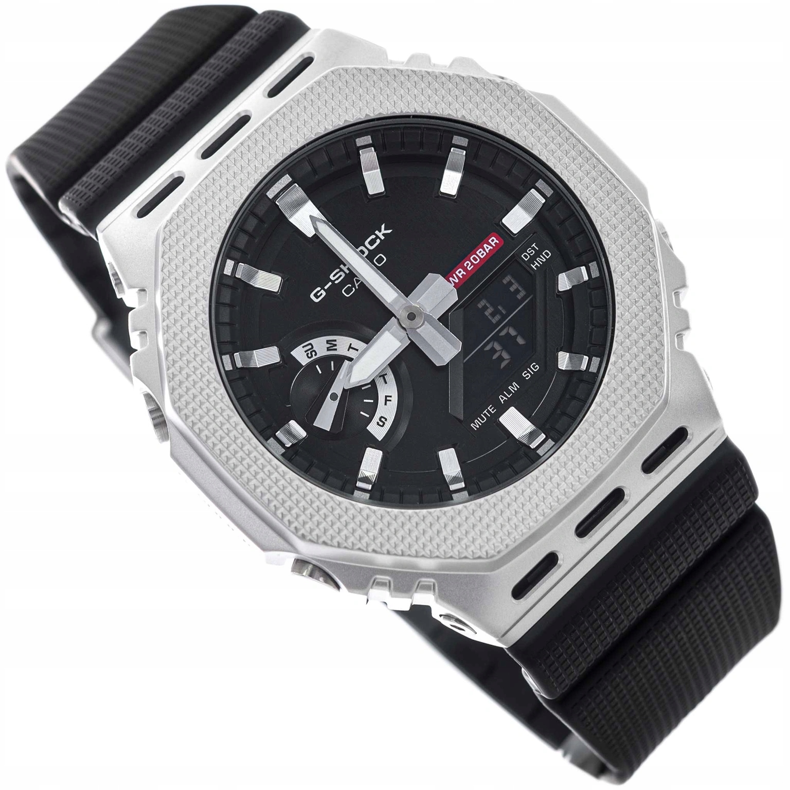 Pánské Hodinky Casio GM-2100M-1AER G-shock Na Kovovém Řemínku, Odolné