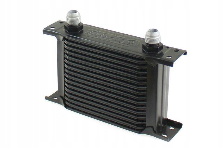 CHŁODNICA OLEJU TURBOWORKS SLIM LINE 16-RZĘDOWA 140X125X50 AN8 BLACK