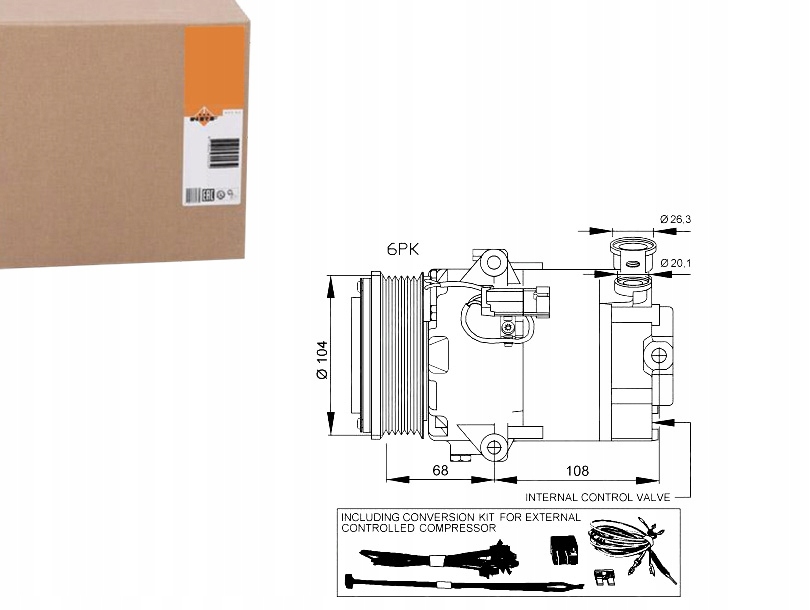 NRF32428 Kompresor Klimatizace Opel Astra H CVC 6 Asistent řidiče #33