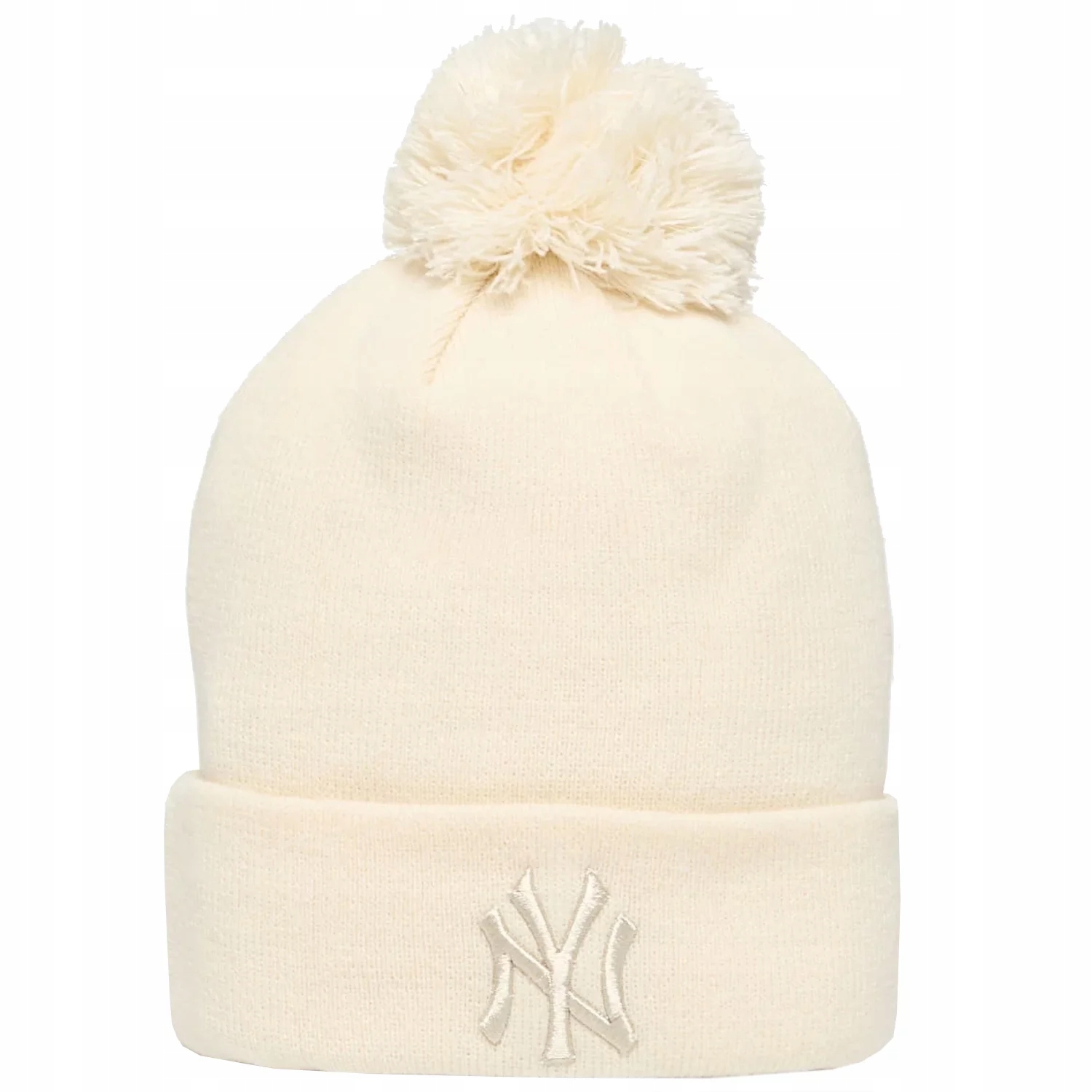 New Era Wmns Metallic Bobble Beanie New York Yankees Hat 60691357